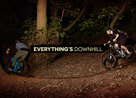 Downhill mountain biking short film in Snettisham woods